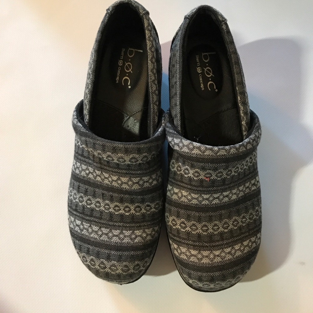 b.o.c Concept Nadiyya Black Striped Canvas Womens